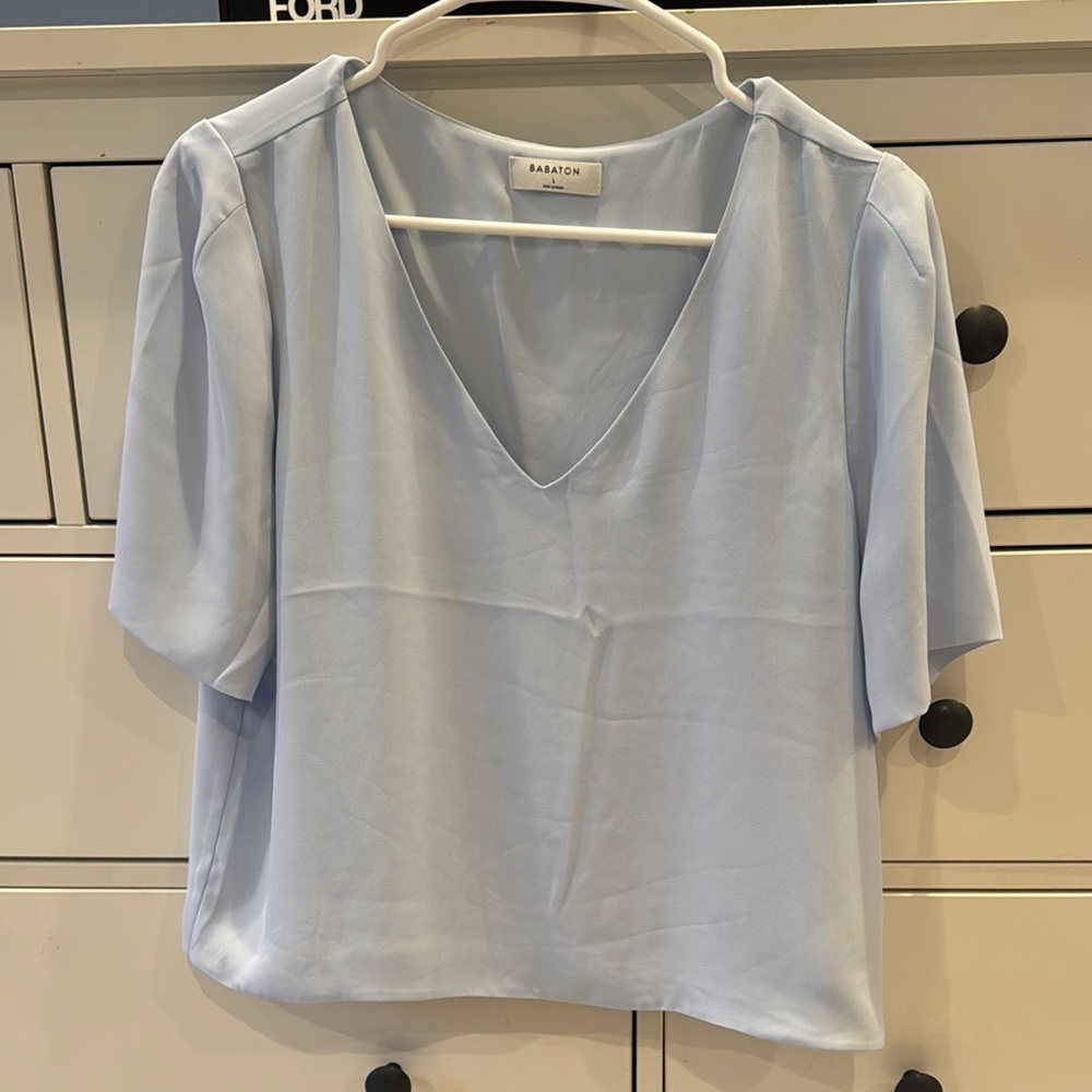 Babaton Light Blue Women's Top